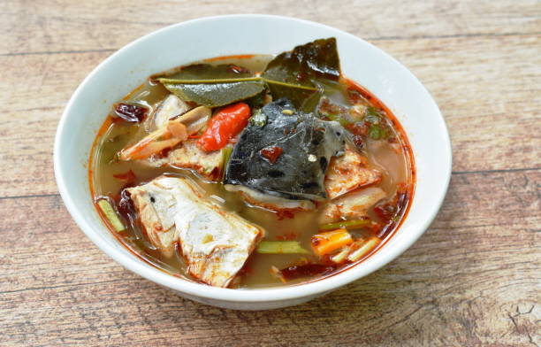 istock boiled salmon fish in spicy tom yum soup 1170702319