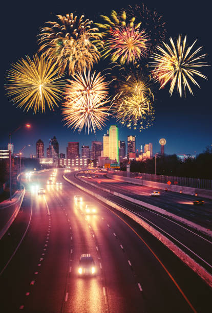 fireworks in dallas - texas
