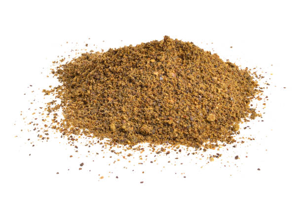 istock Hemp seed meal. Isolated on white background 1170703608