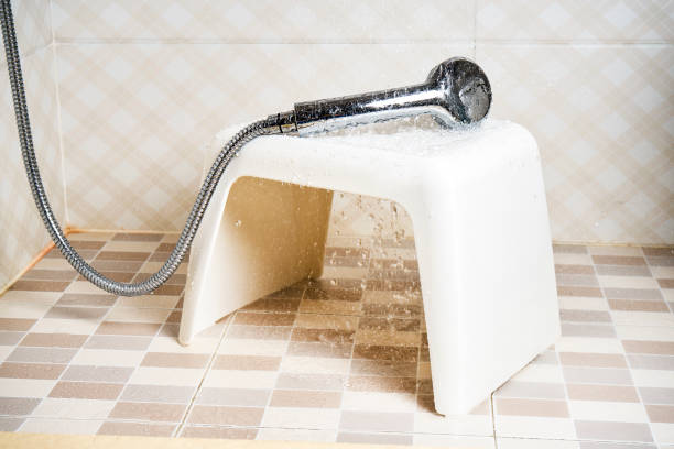 istock Plastic bench for children to take a bath 1170703975