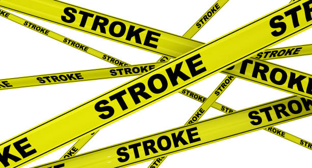 istock Stroke. Yellow warning tapes 1170705825