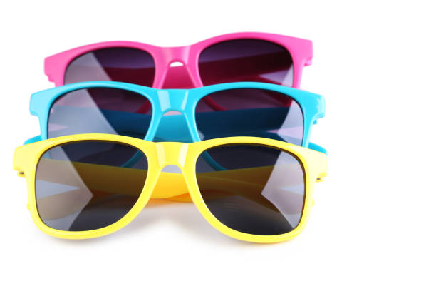 istock Colorful sunglasses isolated on white background 1170706904