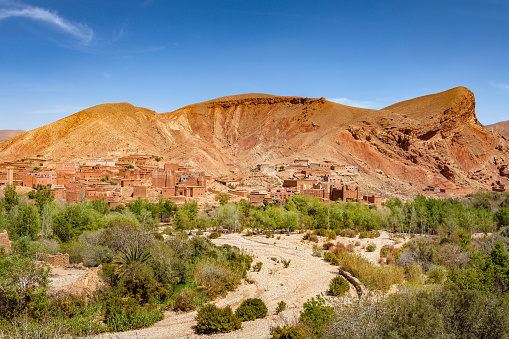 Moroccan Village Agouim-Morocco in the Atlas Mountains,Morocco,North Africa ,Nikon D3x