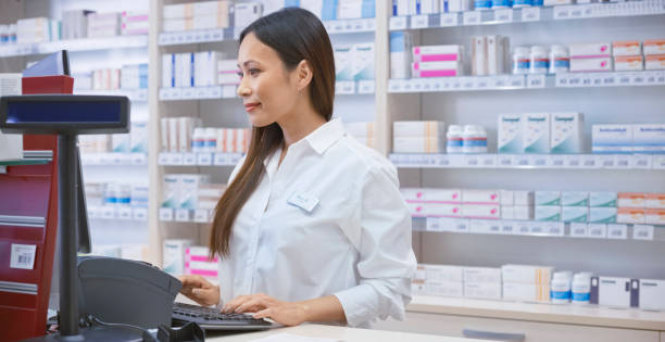 Computer System In Pharmacy Counter 280+ Pharmacy Counter Line Stock Photos, Pictures & Royalty-Free Images ...
