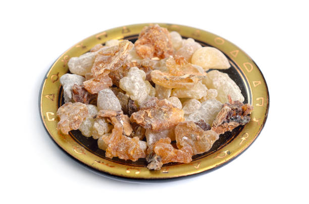 istock Myrrh with frankincense resin isolated on white background 1170713662