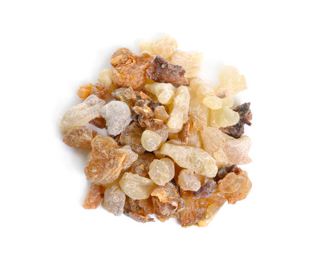 istock Myrrh with frankincense isolated on white background 1170715495