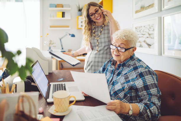 istock Grandmother spending time with her granddaughter 1170716652