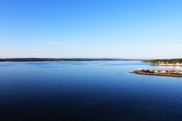 istock Panoramic view of harbor at North Sydney, Nova Scotia 1170721592