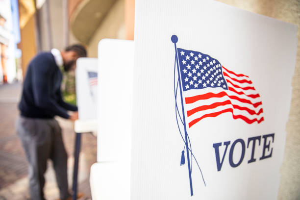 istock Millenial Black Man Voting in Election 1170722667