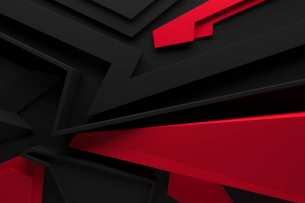 istock abstract dark black red background texture 3d illustration. 1170725493