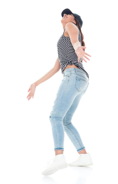 istock Cute latino woman looking up 1170725711