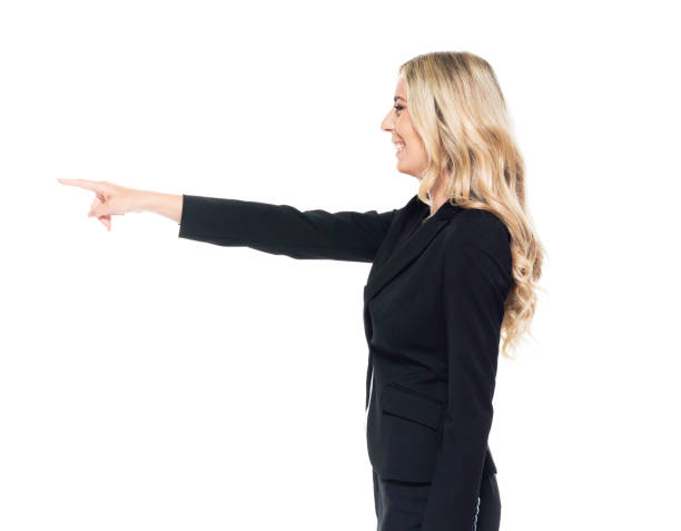 istock Attractive blond businesswoman - pointing 1170726721