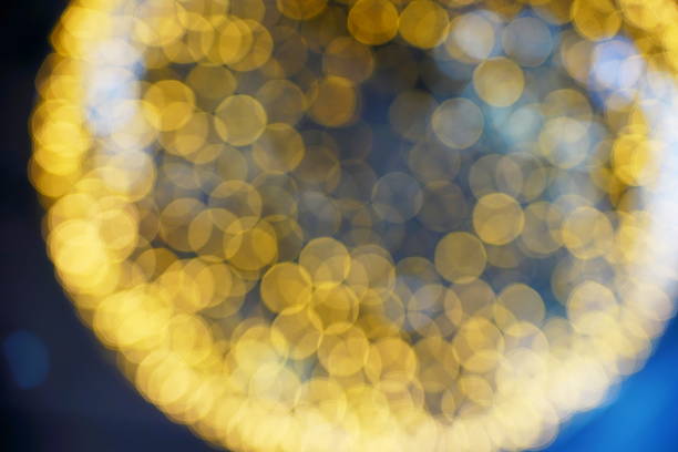istock Gold glittering star light bokeh 1170730653