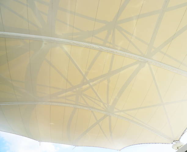 istock Canvas roof and steel structure 1170731830