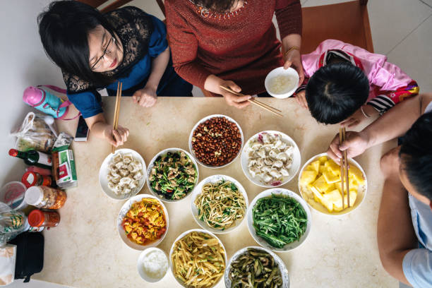 istock chinese family having lunch together 1170734268