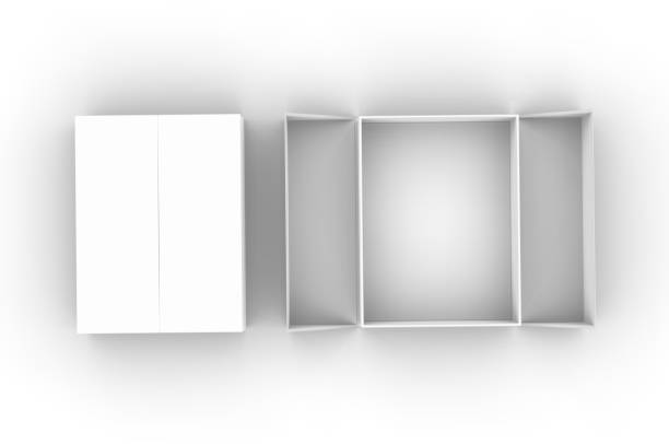 istock Blank hard box for branding and mock up. 3d render illustration. 1170736846