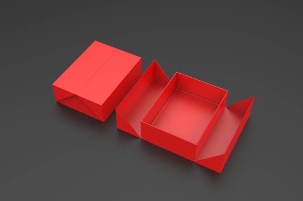 istock Blank hard box for branding and mock up. 3d render illustration. 1170736850