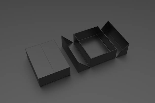 istock Blank hard box for branding and mock up. 3d render illustration. 1170736900
