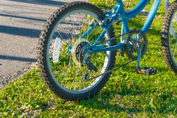 istock Mountain bike rear wheel with gear shift 1170739260