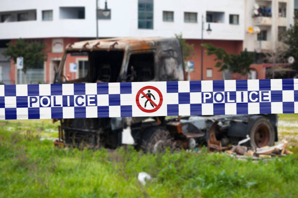 istock Police - Cordon tape 1170742640