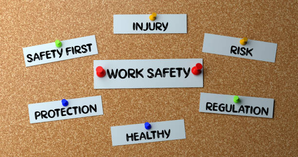 sicurezza sul lavoro - occupational safety and health foto e immagini stock