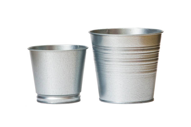 istock Metal bucket isolated on white 1170748804