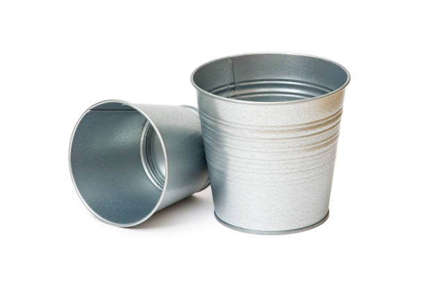 istock Metal bucket isolated on white 1170748817