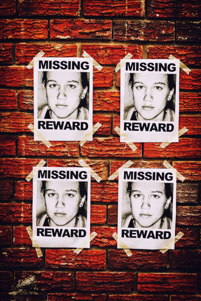 istock Kidnapping: Posters seeking missing young woman and scary-looking criminal 1170749014