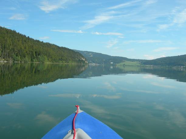 istock Paddle boat top on a lake 1170750827