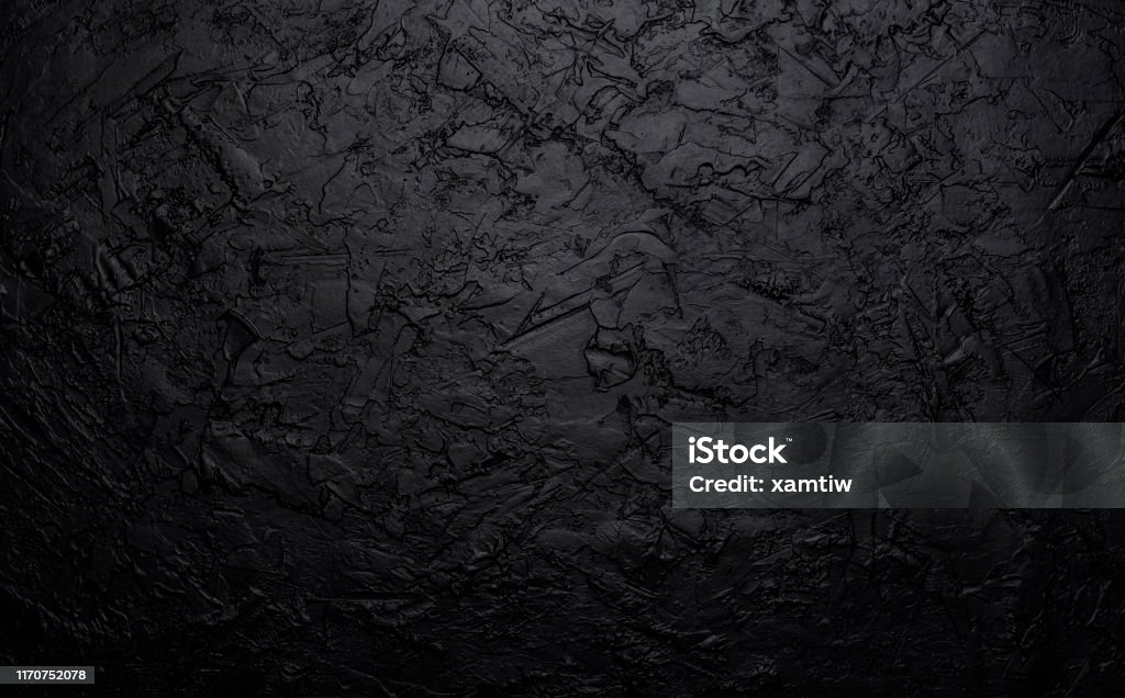 Black stone texture, dark slate background, top view Black stone texture, dark slate background, gray industry concrete wall, top view Black Color Stock Photo