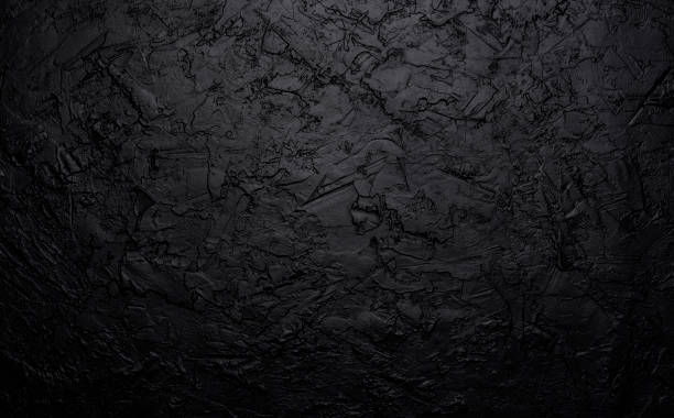текстура черного камня, темный шиферный фон, вид сверху - volcanic stone стоковые фото и изображения