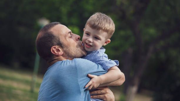istock Single father and son hanging out outdoors 1170755266