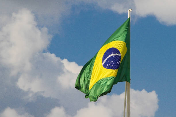 istock Brazilian flag. Independence day Brazil 1170758112