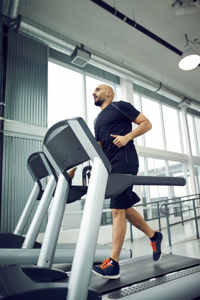 istock Burning calories on a treadmill 1170759502