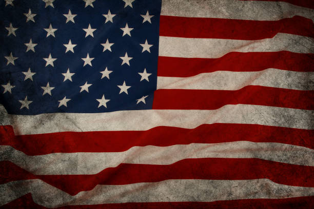istock Grunge American flag 1170760338