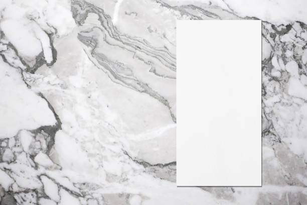 istock white vertical rectangle price-list or menu mockup on grey marble background 1170767958