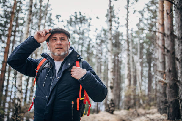 istock Mature man hiking 1170774912
