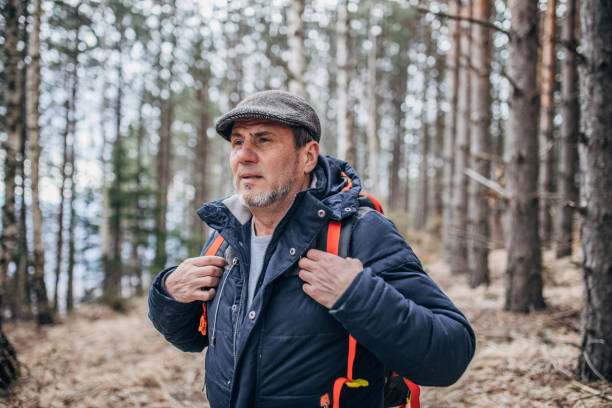 istock Mature man hiking 1170775216