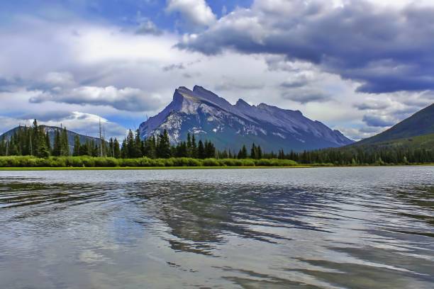 istock Vivid Mountain At Vermilion Lakes 1170779466
