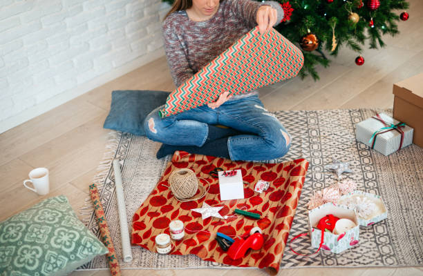 istock Packaging christmas gifts 1170782412