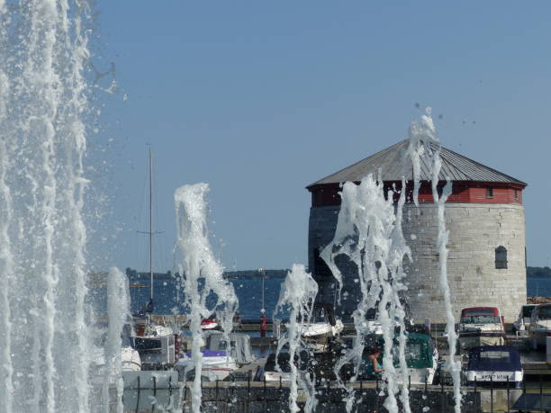 istock Waterfront fountains in Kingston Canada 1170788632