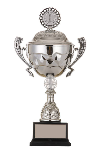 istock Beautiful metal , gold, silver, bronze cup for the first, second, third place on isolated background 1170792182