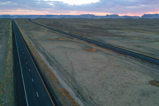 istock Evening shot of the Interstate in Utah 1170794329
