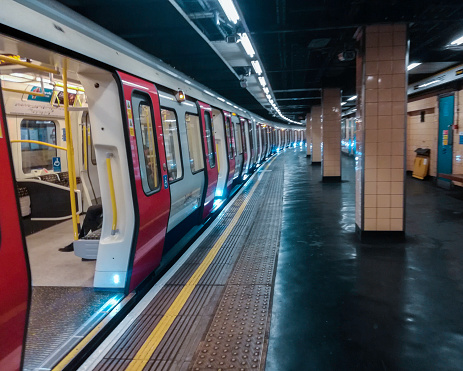The London Underground is the fastest method to travel around the capital city of London.