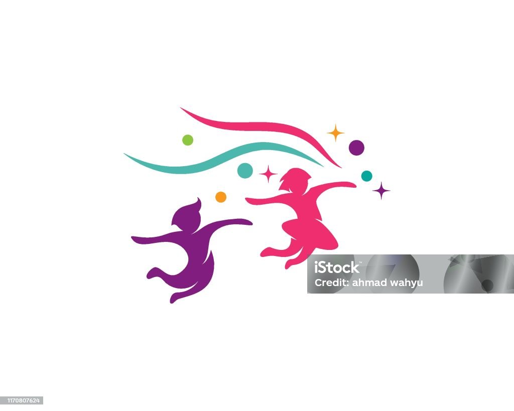 Children Vector Simple Kids Concept Vector Stock Illustration - Download Image Now - Child ...