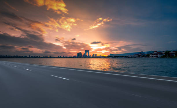 istock Driving across urban district 1170809746