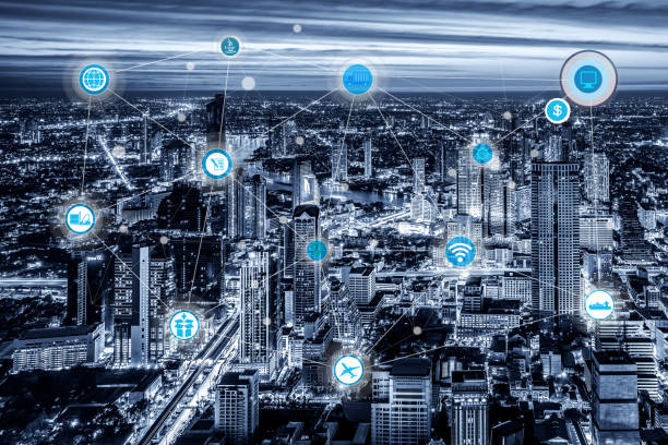 istock smart city and wireless communication network concept, Business distribution logistics and transportation concept, abstract image visual, internet of things 1170813848