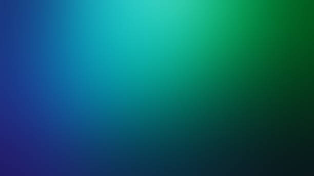 青と緑のぼやけた動きの抽象的な背景 - 緑 背景 ストックフォトと画像