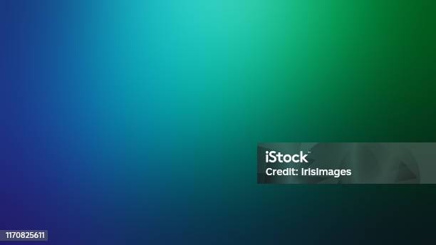 Blue And Green Blurred Motion Abstract Background Stock Photo - Download Image Now - Green Color, Blue, Color Gradient