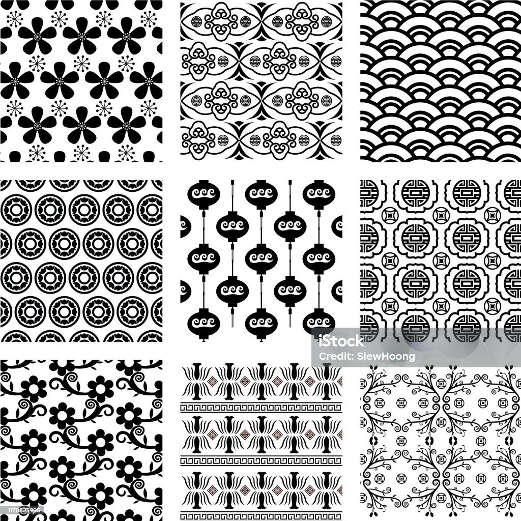 Chinese Pattern Strip Chinese Seamless Pattern Stock Illustration - Download Image Now ...